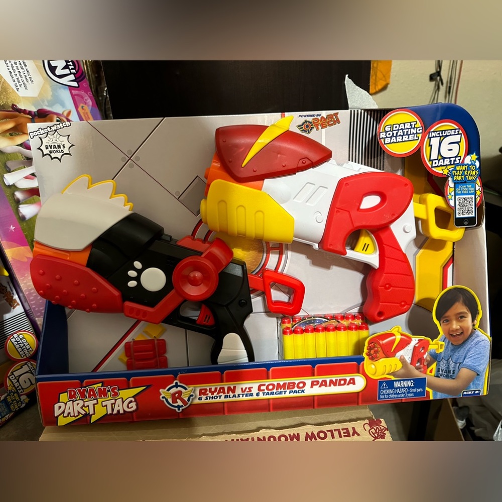 Selling brand new Ryan’s world dart gun